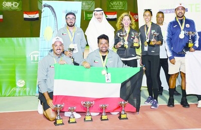 Kuwait clinches multiple titles at 4th Arab Tennis Pioneers Championship