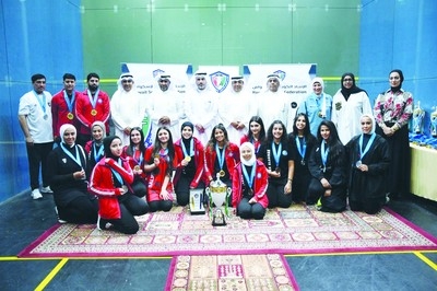 Salwa Al-Sabah Club wins Squash Federation Cup