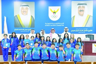 Kuwait Olympic Committee honors gymnastics team for West Asian Championship success