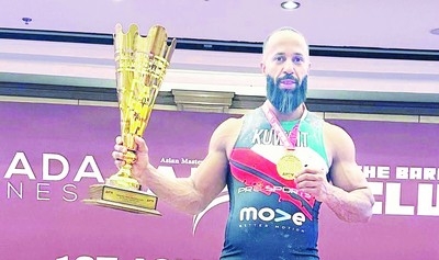 Kuwaiti weightlifters win 11 medals at the Asian Masters Championships