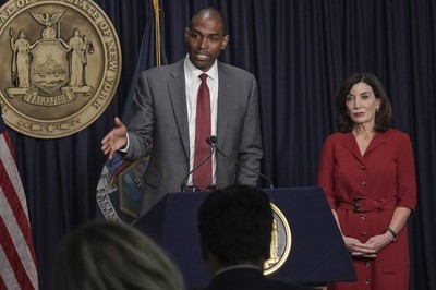 New York governor's No. 2 is challenging Hochul in next year's election