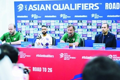 Pizzi: Kuwait will fight until the end in the World Cup qualifier against Palestine