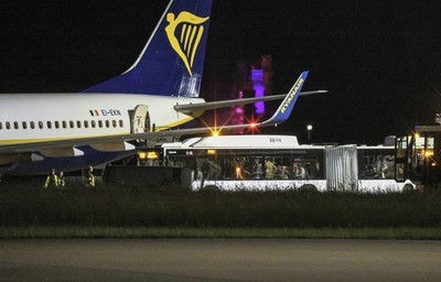 Violent turbulence hits Ryanair flight in Germany, forcing emergency landing & injuring 9