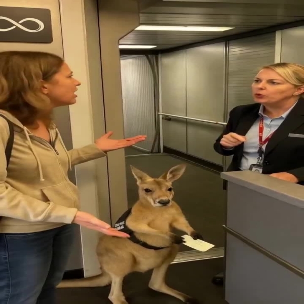 Did a Kangaroo Really Try to Board a Plane?