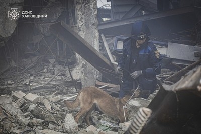 Russian drone and missile attack kills 2 and wounds 13 in Ukraine