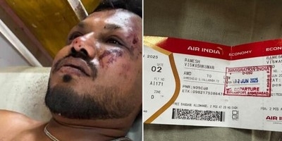Miracle escape of ‘seat 11A' as British survivor walks away from Air India plane crash