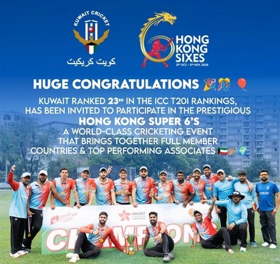 Kuwait Cricket goes global – invited to the prestigious Hong Kong Sixes 2025
