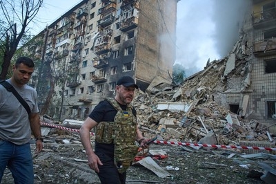 Russian drone and missile attack on Ukraine kills 15, injures 116