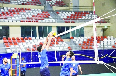 Kuwait volleyball team to face Algeria in Tunisia camp
