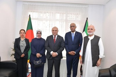 Condolence Book signed at Bangladesh Embassy in Kuwait after Dhaka tragedy