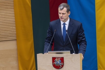 Lithuanian Prime Minister Gintautas Paluckas resigns
