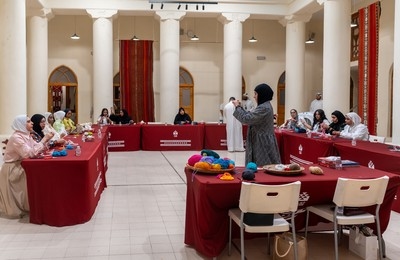New generation of artisans embraces Kuwait's Sadu heritage at weaving workshop