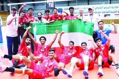 Kuwait storms past Palestine 3-0 at Arab U-18 Volleyball Championship