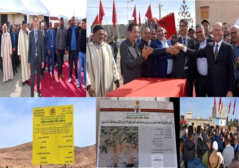 عامل إقليم الدريوش يعطي انطلاقة انجاز مشاريع طرقية بجماعات امطالسة وأولاد بوبكر وعين الزهرة