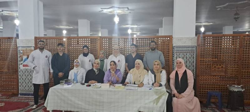 حملات التبرع بالدم تتواصل برحاب مسجد محمد السادس بالناظور الجديد.