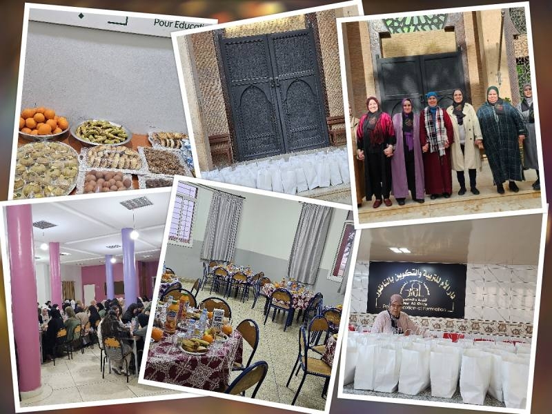 روبورتاج // مؤسسة دار الأم بالناظور تنظم عملية إفطار طيلة شهر رمضان لمجموعة من المراكز الاجتماعية و التربوية و لبعض الأسر المحتاجة و عابري السبيل..