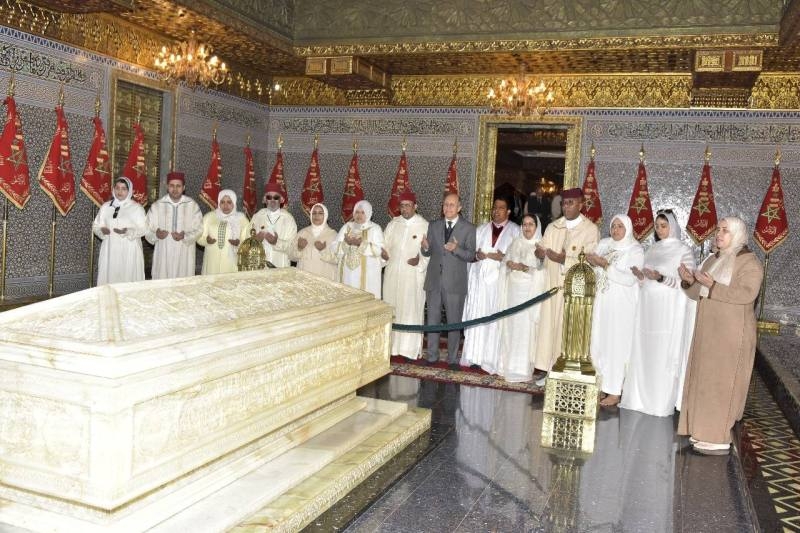 جمعية المغاربة الأحرار للترافع عن الوحدة الترابية في زيارة لضريح المغفور له جلالة الملك محمد الخامس