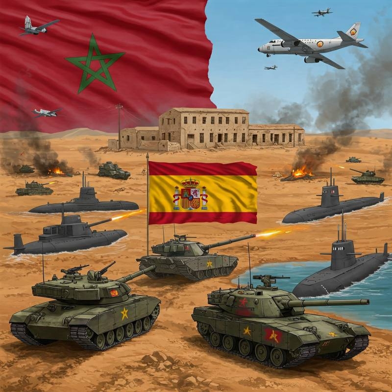 اسبانيا ترسل رسائل استفزاز جديدة الى المغرب؟