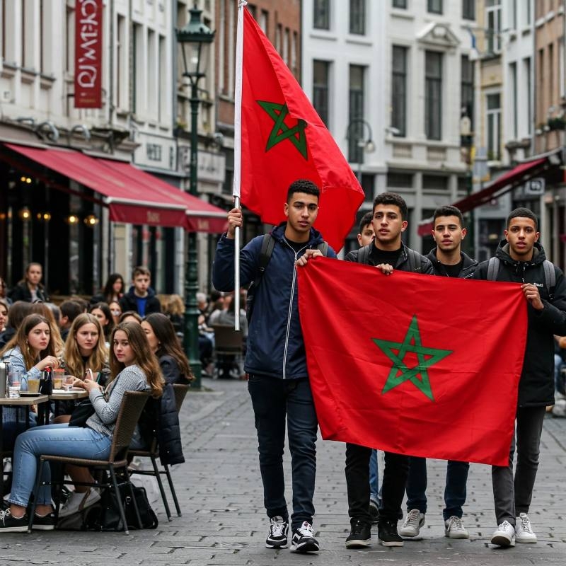 هؤلاء المغاربة يروعون بلجيكا هذه الايام
