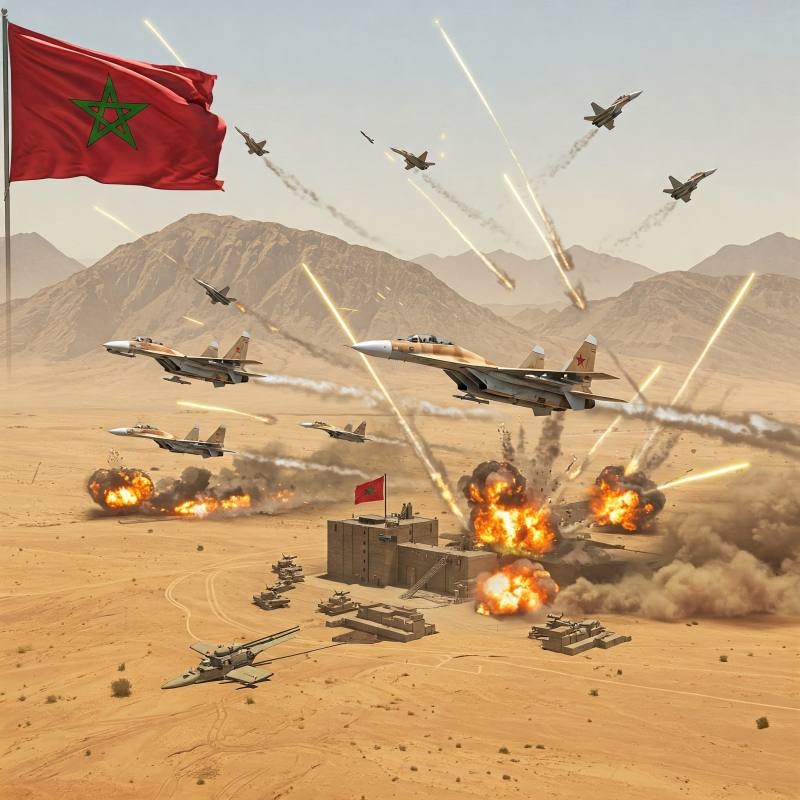 المغرب تعرض لاكبر هجوم في تاريخه؟
