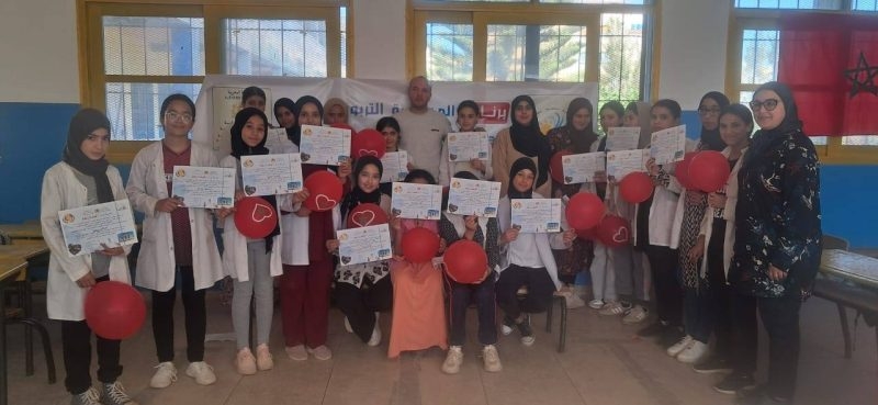 جمعية المبادرة المغربية للعلوم والفكر تنظم أمسية تنشيطية تربوية بمجموعة مدارس تزطوطين