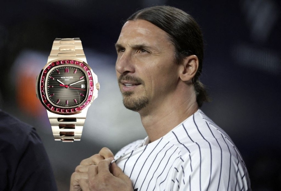 إبراهيموفيتش يتألق بساعة Patek Philippe نادرة في روما