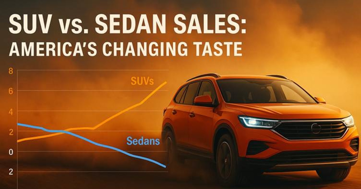 SUVs vs Sedans: The Data Behind America's New Favorite Car