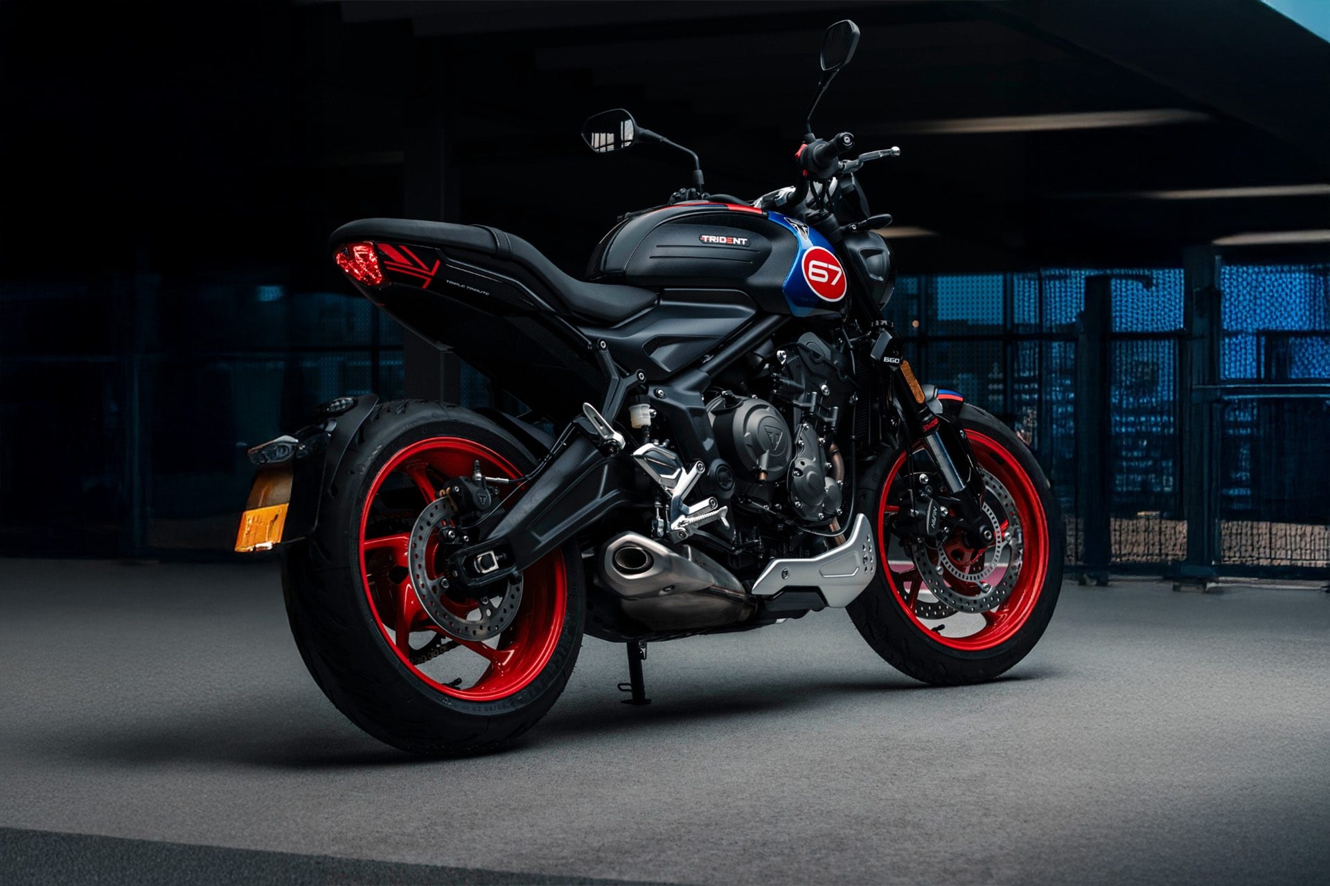 Triumph Trident 660 Triple Tribute Edition is inbound