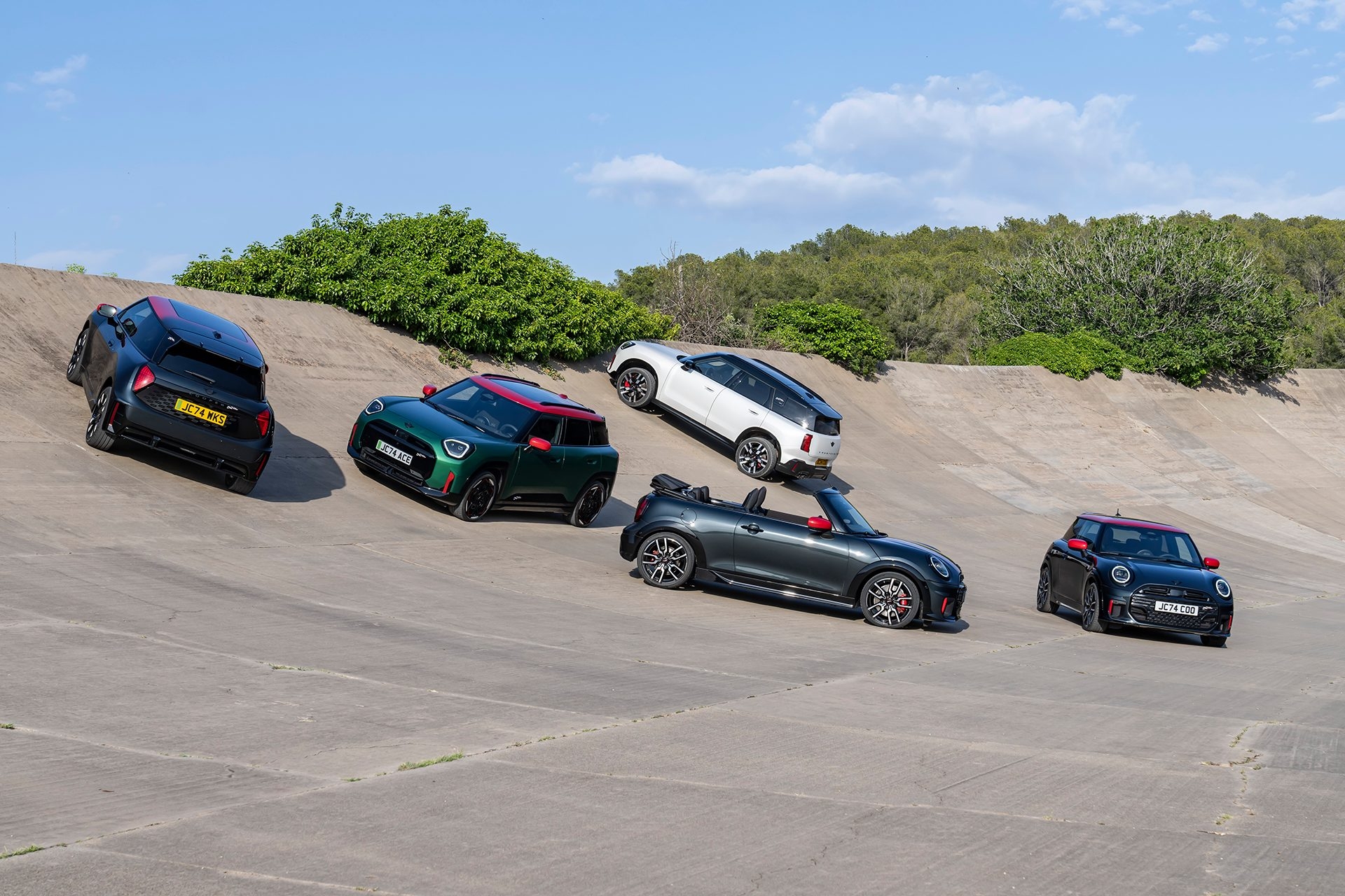 JCW on track