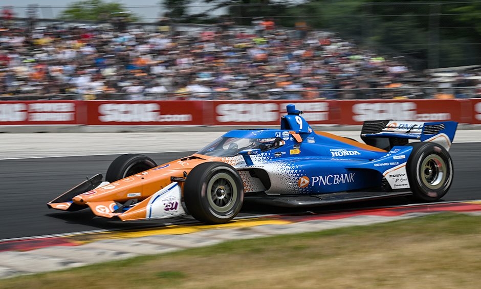 Dixon in late charge as McLaughlin retires in latest IndyCar race