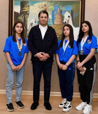 الجبوري موهبة عراقية تتلألأ على بساط الجودو