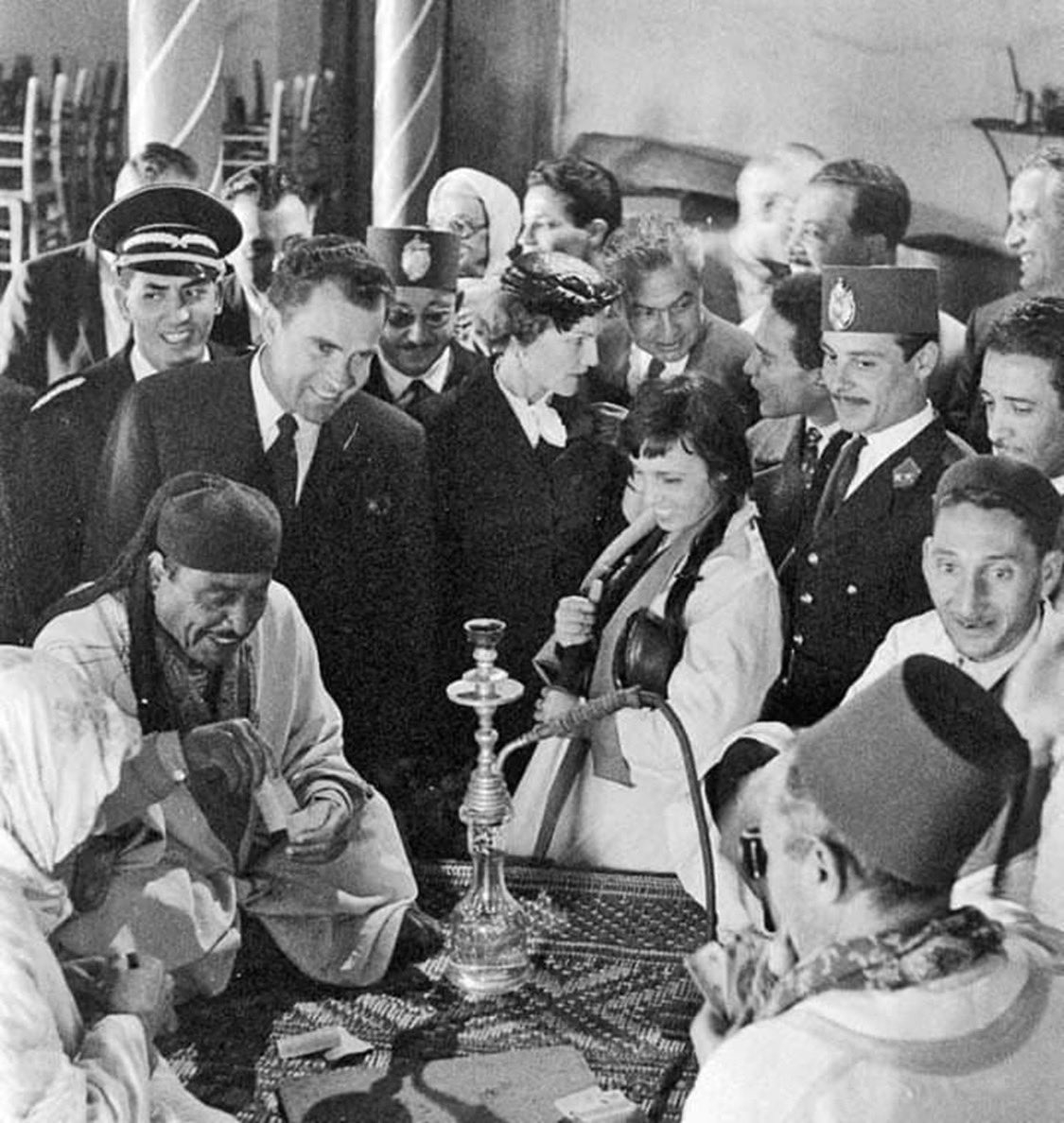 السفارة الأمريكية تنشر صورة تاريخية لزيارة ريتشارد نيكسون لتونس عام 1957