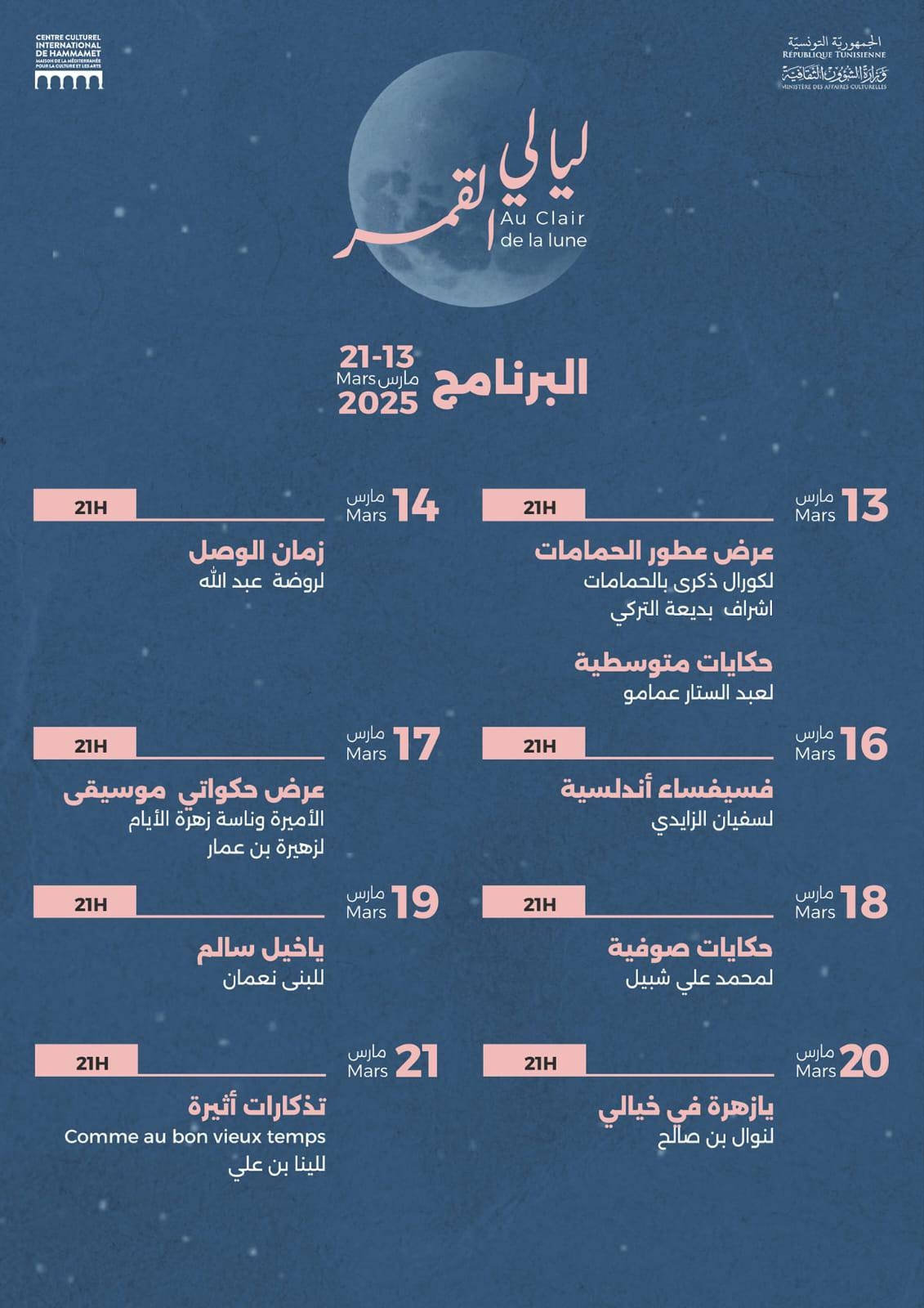 ليالي القمر رمضان 2025: سهرات الحكاية الشعبية بين الفن والتاريخ