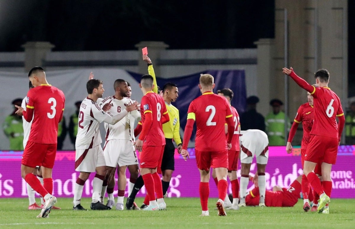 تصفيات مونديال 2026: المنتخب القطري يخسر أمام نظيره القيرغيزي في الجولة الثامنة من الدور الثالث