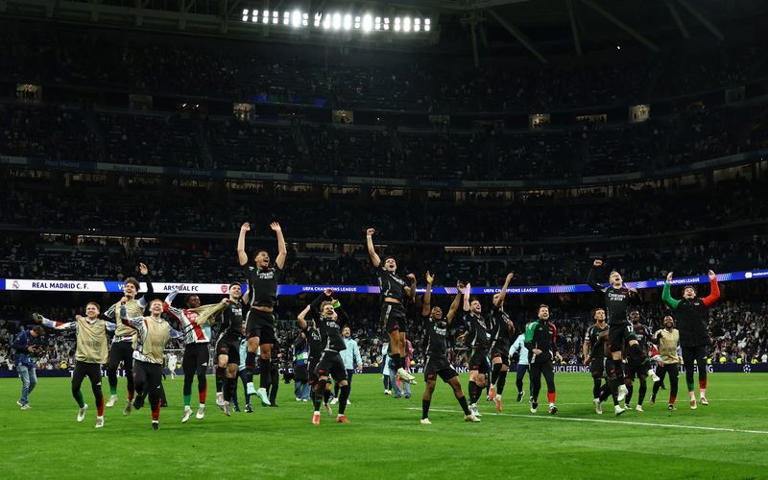 أرسنال يكرر فوزه على ريال مدريد ويتأهل لقبل نهائي رابطة الأبطال الأوروبية
