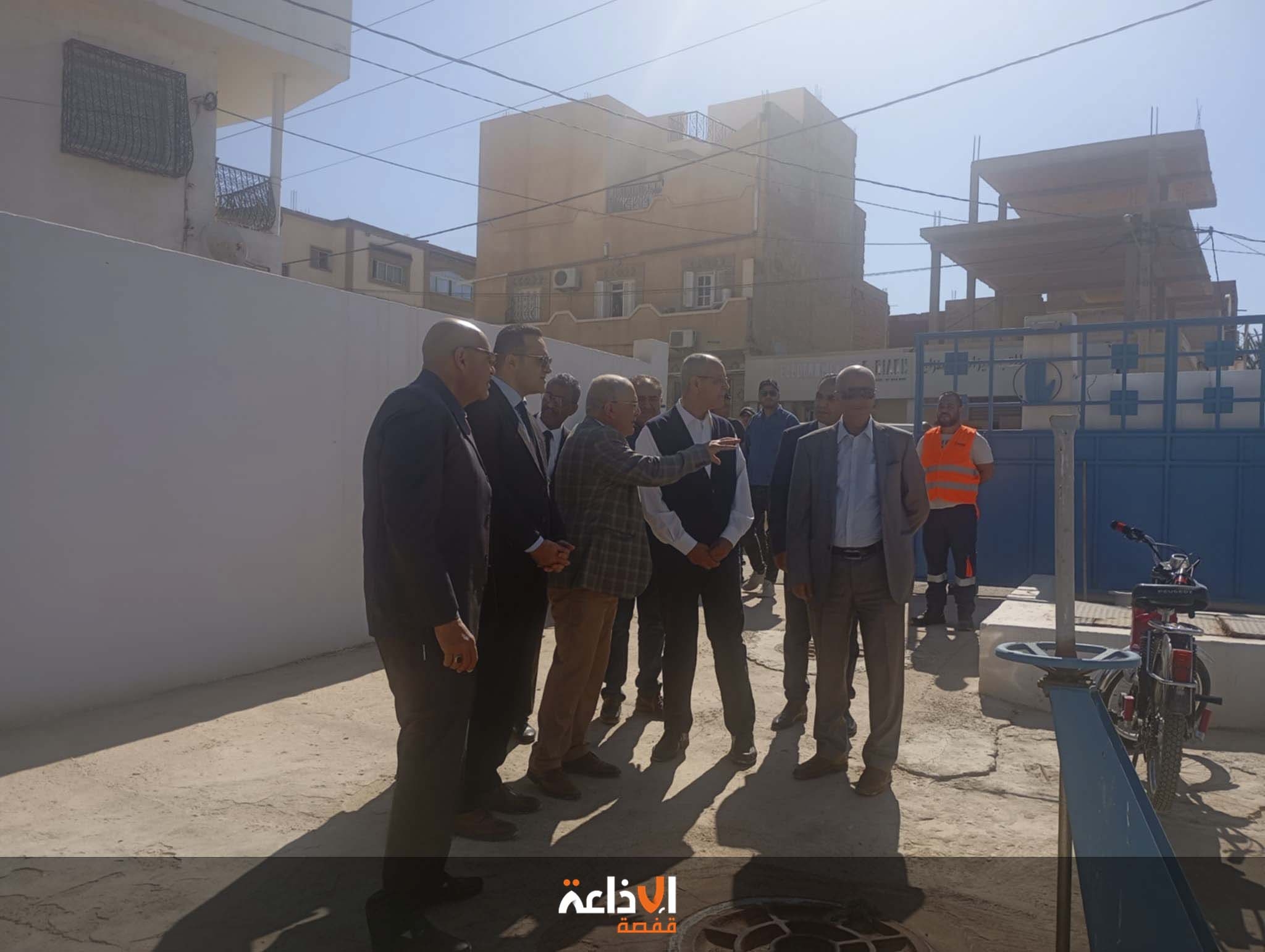 وزير البيئة يعطي إشارة انطلاق تنفيذ برنامج إعادة تهيئة محطة التطهير بتوزر