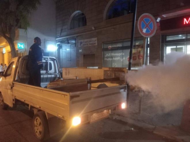بلدية مدينة تونس: عملية تضبيب حراري لمقاومة الحشرات الطائرة بعديد المناطق التابعة لها