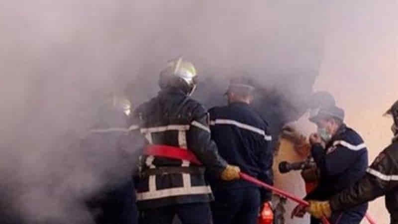 باجة: حريق ياتي على مخزنين بمصنع للبلاستيك في مجاز الباب (الحماية المدنية)
