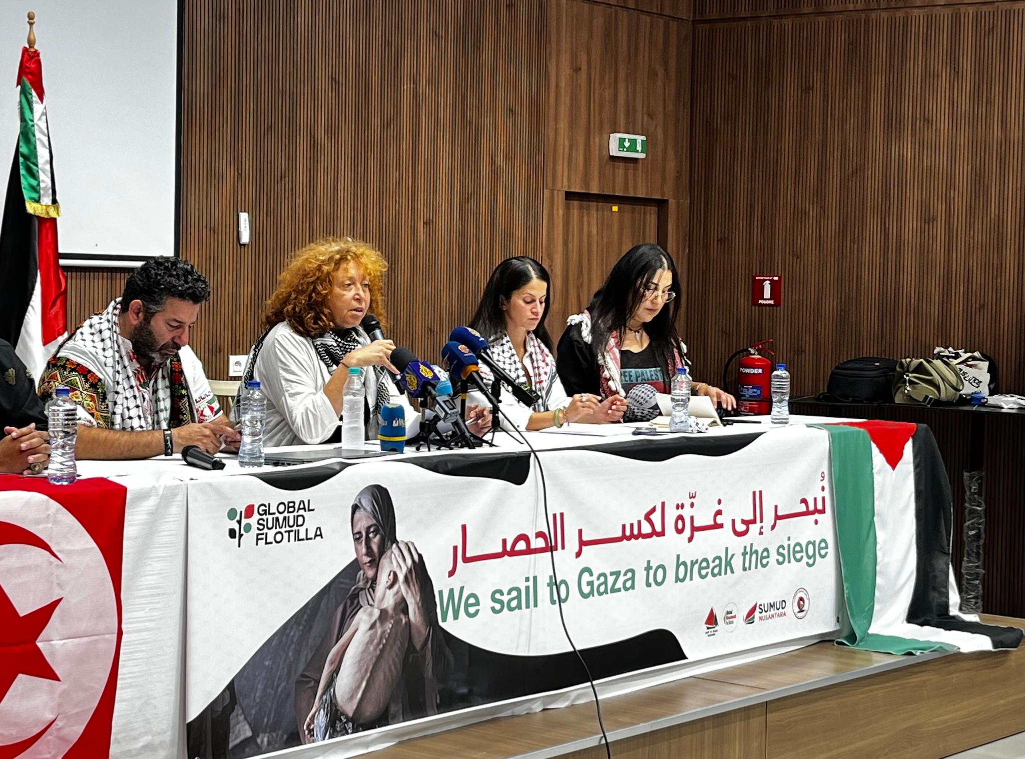 يوم 4 سبتمبر انطلاق أسطول الصمود من تونس باتجاه غزة