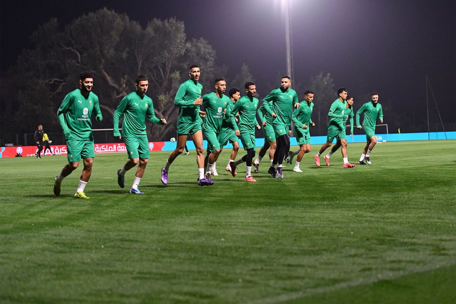 استعدادًا لمباراة البنين.. المنتخب المغربي يُجري حصة تدريبية مفتوحة
