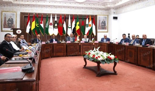 وفد من منظمة التحرير الفلسطينية في زيارة رسمية إلى وكالة بيت مال القدس بالرباط