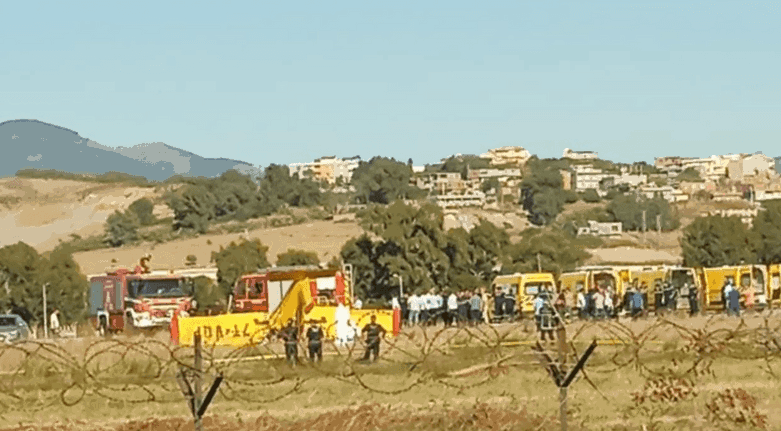 مصرع 4 عناصر من الدفاع المدني الجزائري في حادث سقوط طائرة بجيجل