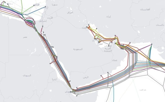 وزارة الاتصالات الحوثية تطالب بتدخل دول للسماح بتركيب تفريعات الكابلات البحرية ومحطات الانزال في الحديدة