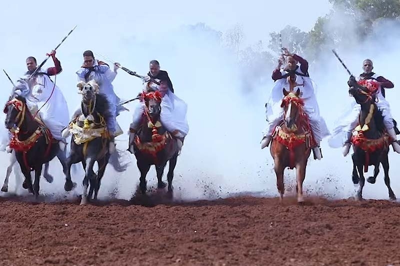عرض تبوريدة كاد يتحول لمأساة بسيدي إفني (فيديو)