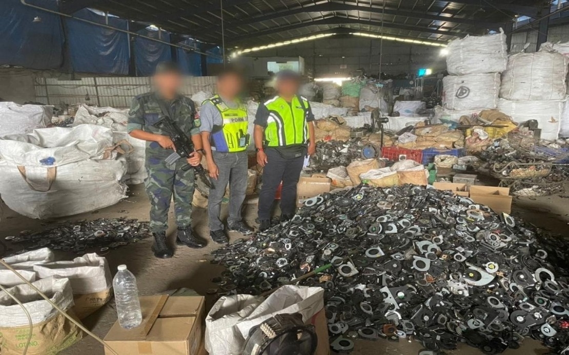 GOF Cripples Major e-waste Ring In Johor Raid