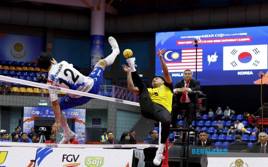 Sepak Takraw Asian Cup: Malaysia Tame South Korea To Top Group B