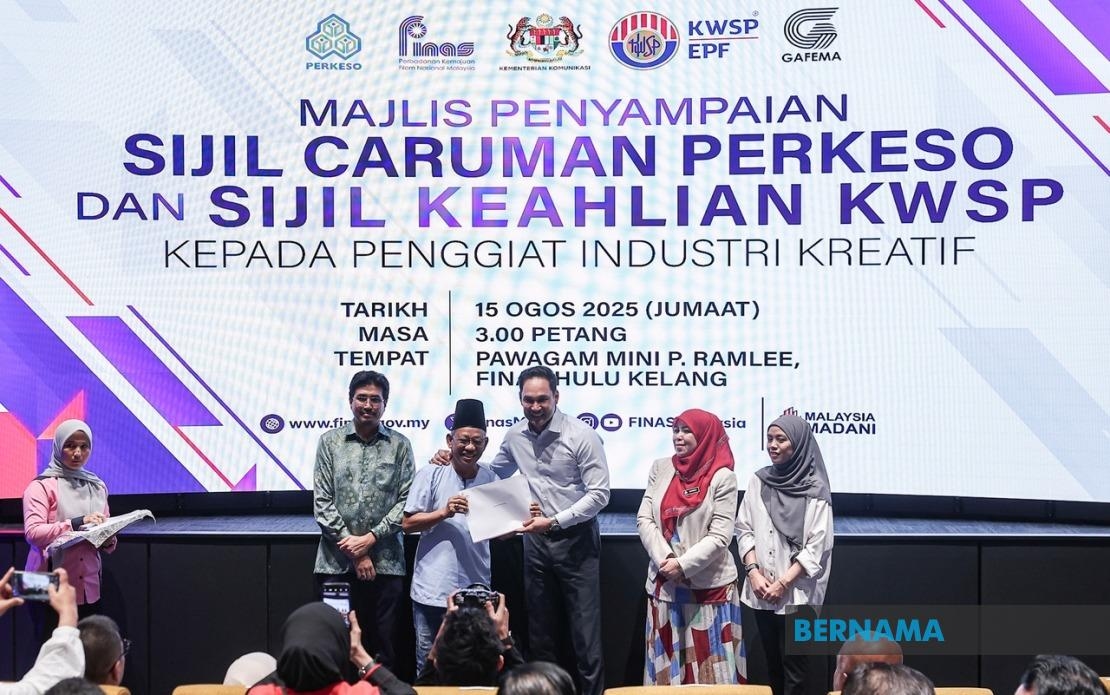 FINAS, EPF, PERKESO Strengthen Social Protections For Local Artistes