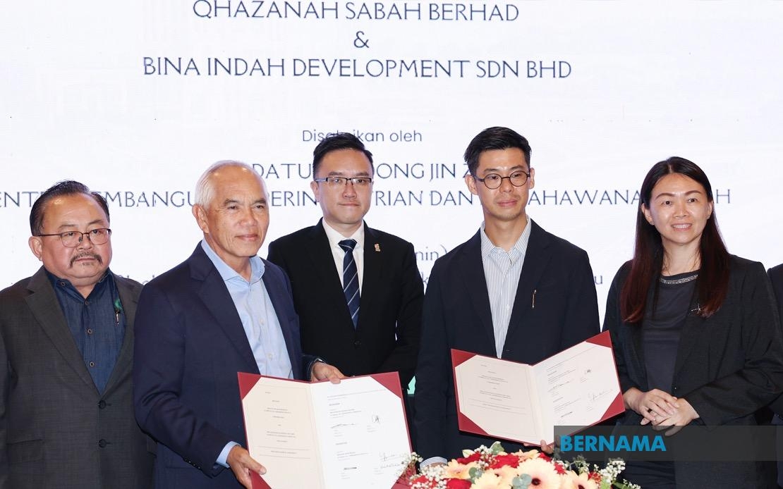 Qhazanah Sabah Teams Up With Bina Indah To Develop The Hill @ Damai Project