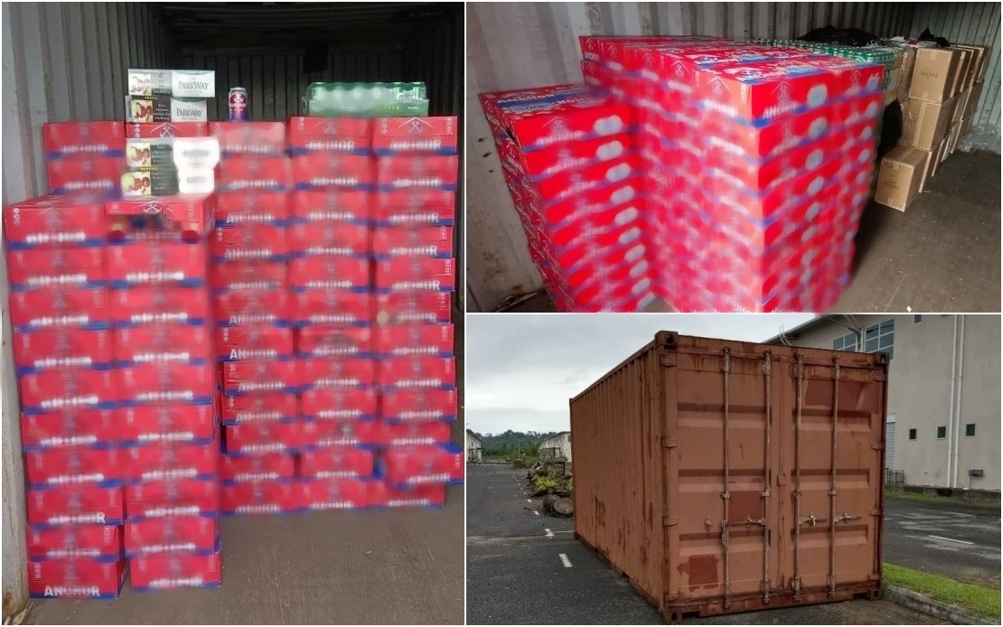 Contraband Cigarettes, Liquor Worth Over RM560,000 Seized In Miri