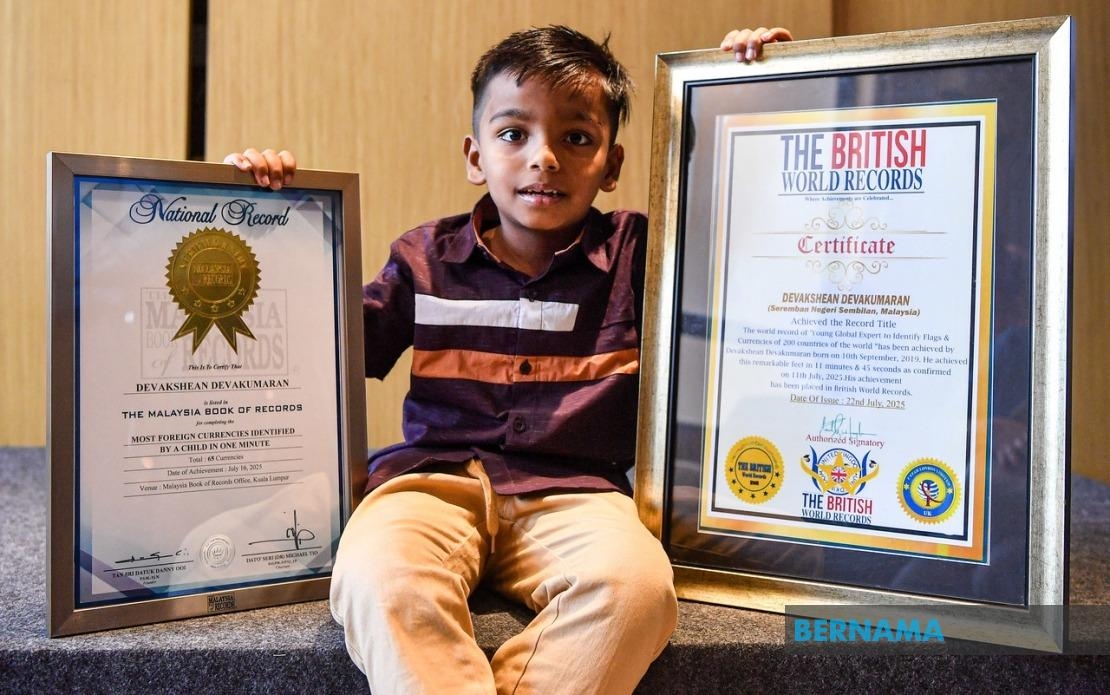 Six-Year-Old Boy Enters MBR By Identifying 65 Currencies In One Minute